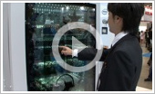 Next-generation vending machine concept with see-through display
